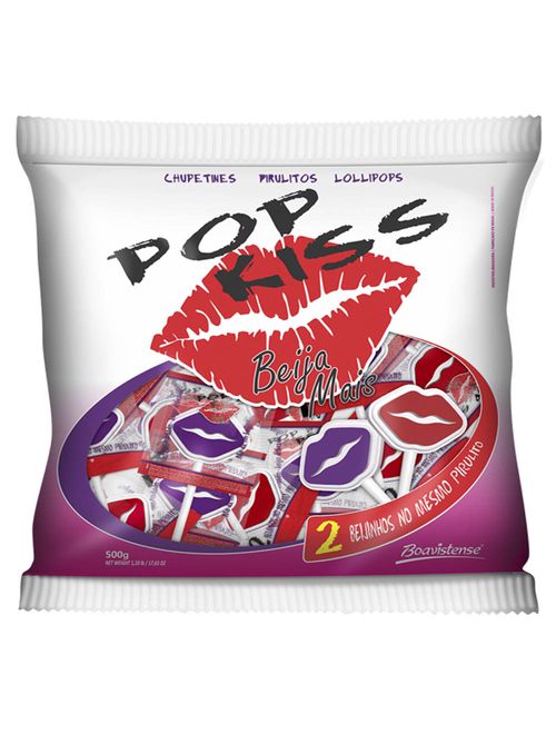 Pirulito Pop Kiss Beija Mais c/50 - Boavistense