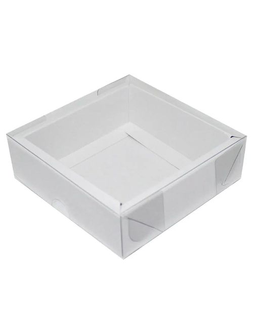 Caixa Moldura Quadrada Branca N2 11x11x3,5cm - Yinpack