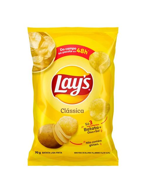 Batata Lays Clássica 70g - Elma Chips