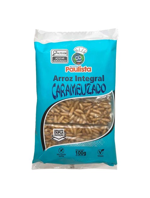Arroz Integral Caramelizado 100g - Paulista
