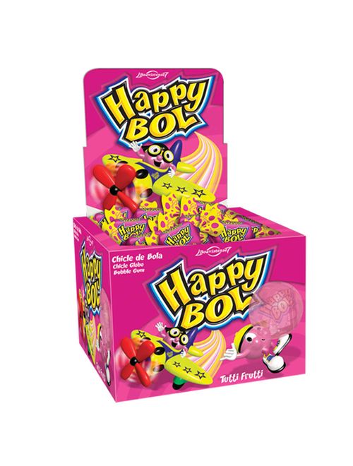 Chiclete Happy Bol Tutti Frutti c/46 - Boavistense