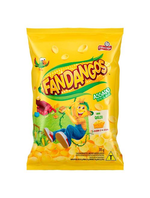 Salgadinho Fandangos Queijo 35g - Elma Chips