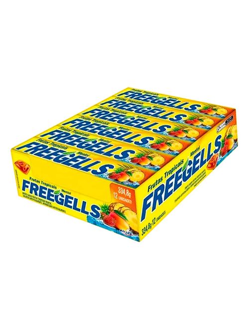 Drops Freegells Frutas Tropicais c/12 - Riclan