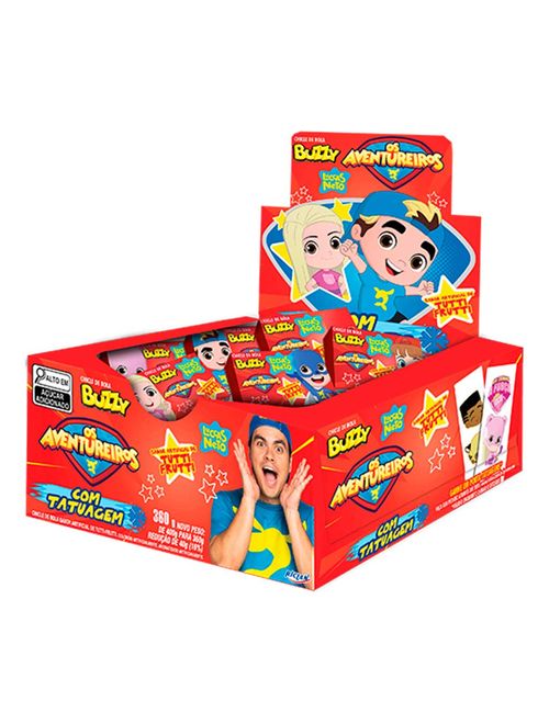 Chiclete Buzzy Luccas Neto Tutti Frutti c/90 - Riclan