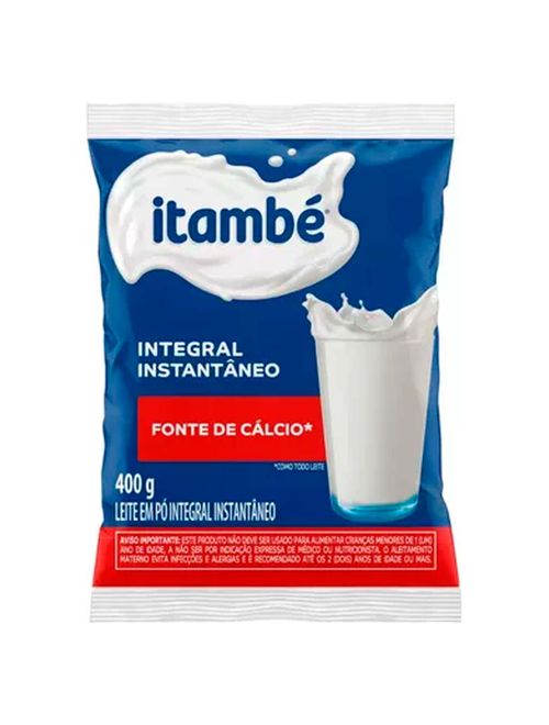 Leite em Pó Integral Instantâneo 400g - Itambé