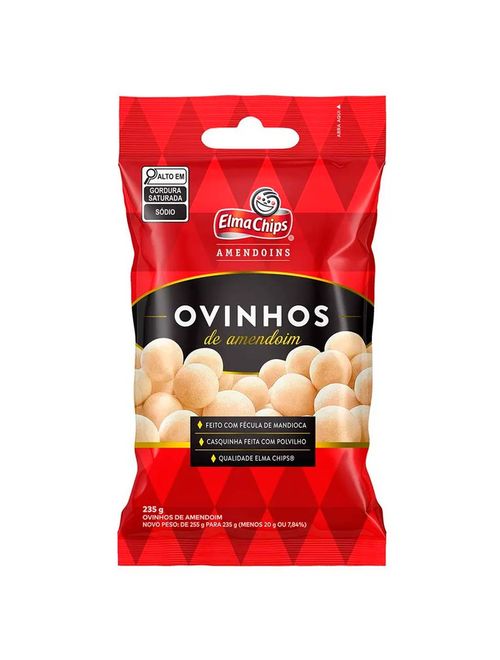 Ovinhos de Amendoim 235g - Elma Chips