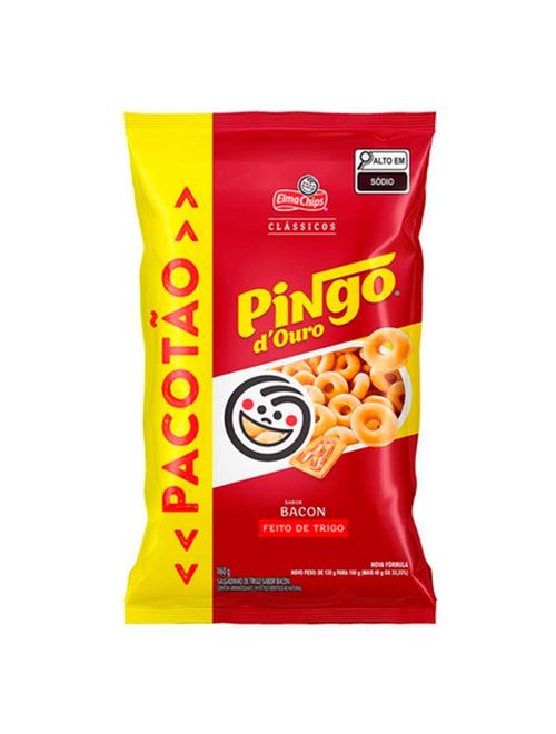 Salgadinho Pingo Douro Bacon 160g - Elma Chips