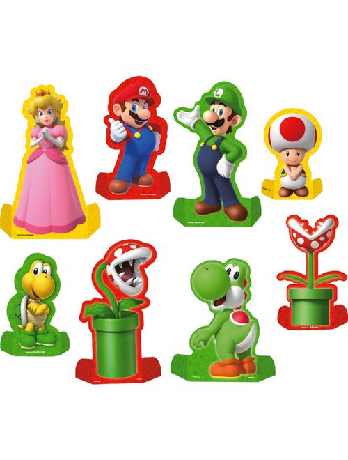 Super Mario Decoração para Mesa c/8 - Festcolor