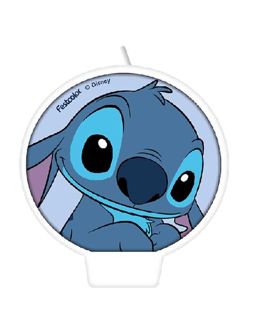 Stitch New Vela Plana Decorada - Festcolor