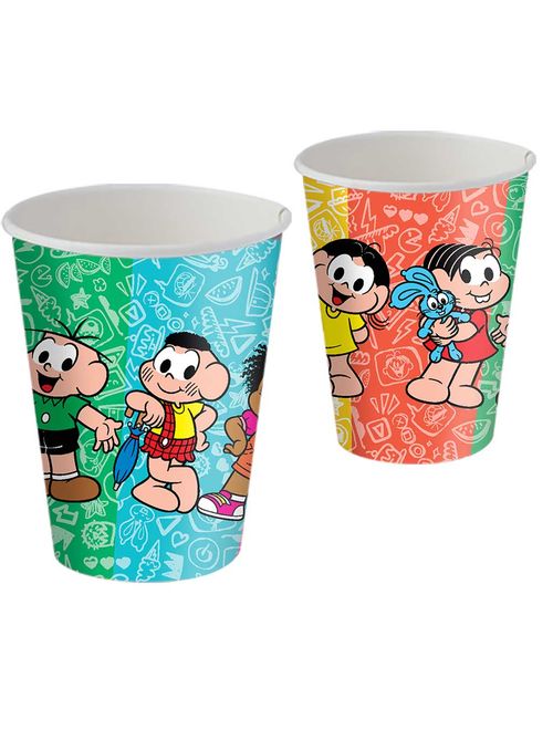 Turma da Mônica New Copo Papel c/8 - Festcolor