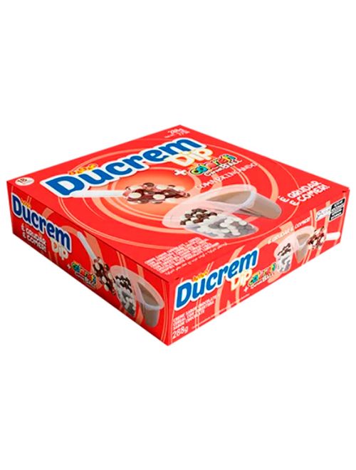 Creme Chocolate com Cereal Ball Ducrem Dip c/18 - Jazam
