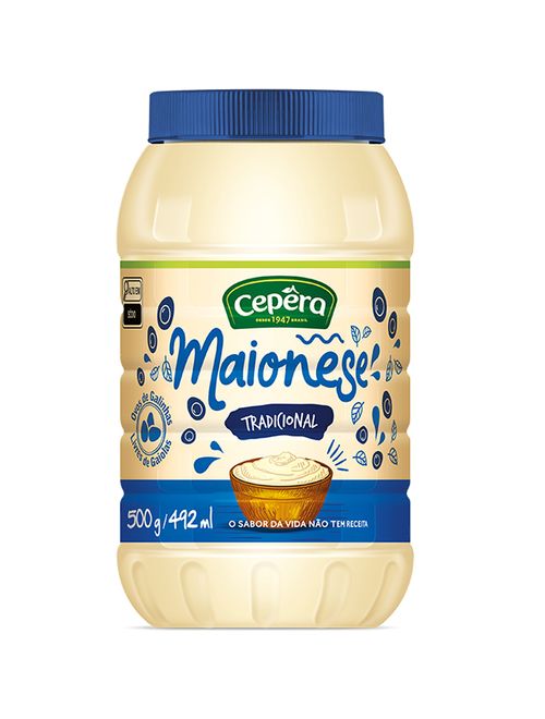 Maionese Tradicional 500g - Cepêra