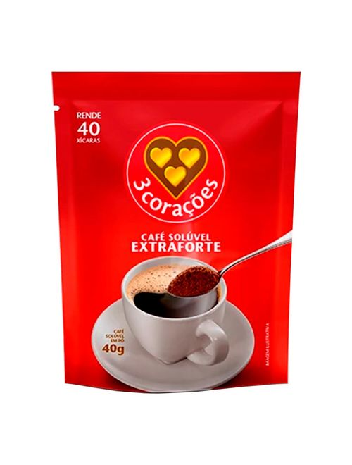 Café Solúvel Extra Forte 40g - Três Corações