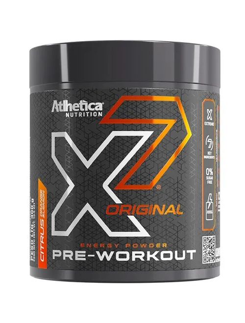 Pré Treino X7 Original Citrus 300g - Atlhetica Nutrition