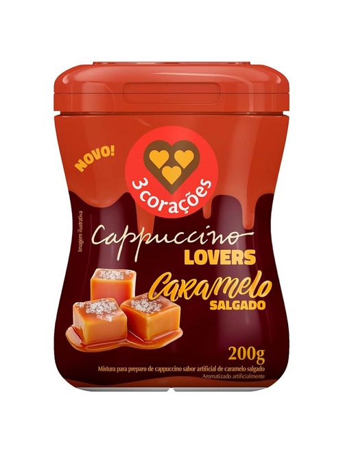 Cappuccino Lovers Caramelo Salgado 200g - Três Corações