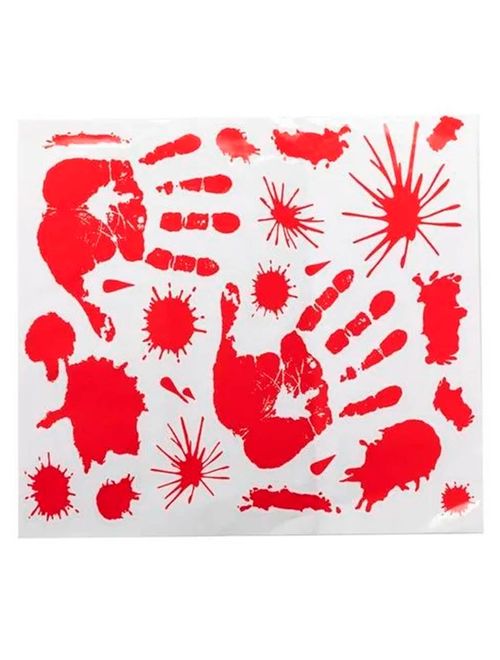 Halloween Adesivo Manchas Sangue Ref. H319 - Silver Festas