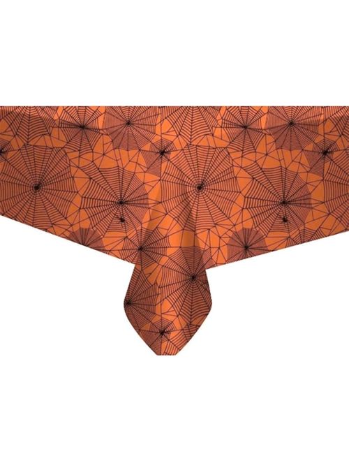 Halloween Toalha Plástica Abóbora 137x183cm - Silver Festas