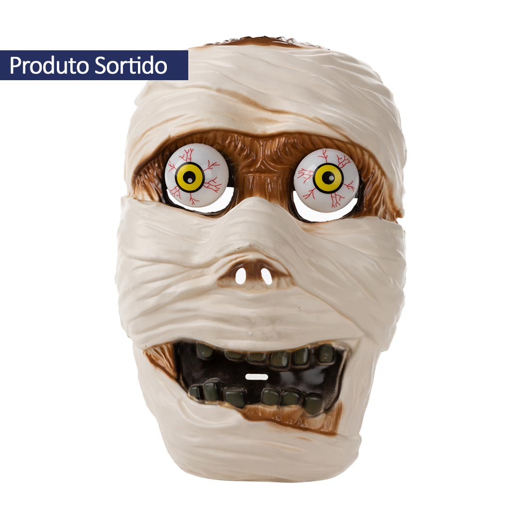 Halloween Máscara Terror Sortida Ref.H318 - Silver Festas - Doce Malu