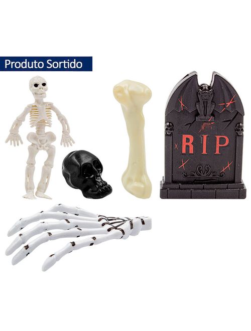 Halloween Enfeite Kit Cemitério Túmulo II c/5 - Cim