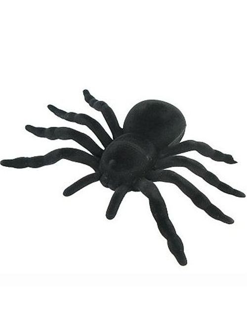 Halloween Enfeite Aranha Veludo Decorativa 13,5x20cm - Issam