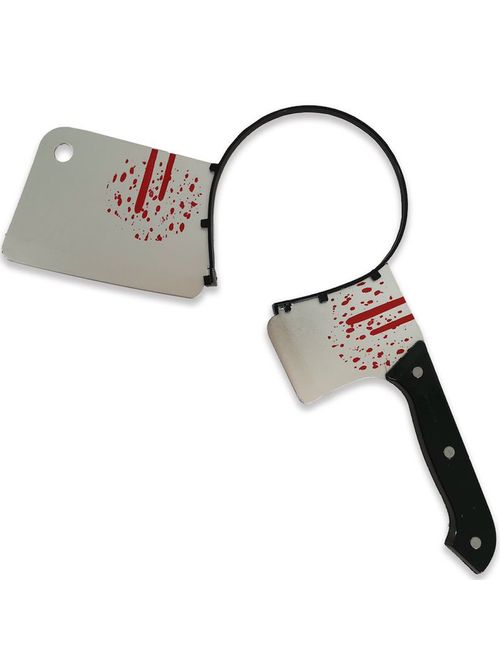 Halloween Fantasia Tiara Facão com Sangue - Issam