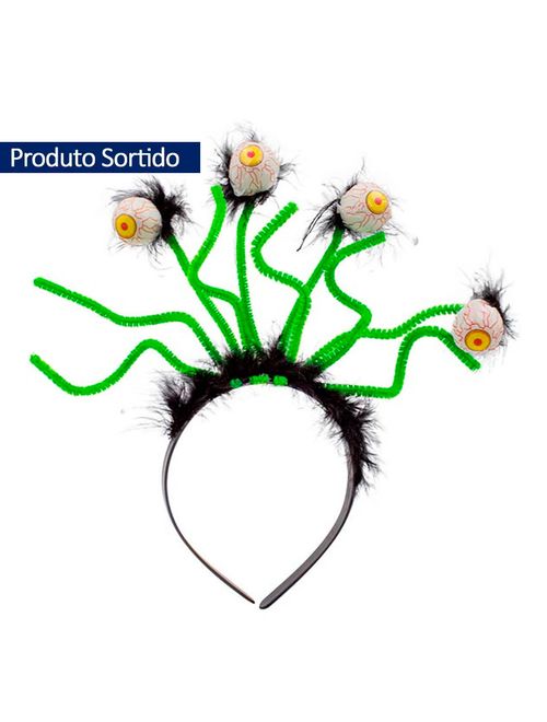 Halloween Fantasia Tiara Olhos Sortida Un - Cim