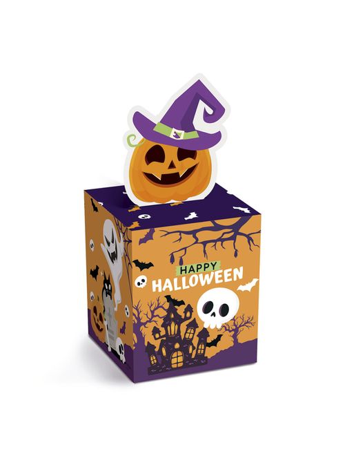 Halloween Caixa Pop-Up Treats 7x7x7cm - Cromus