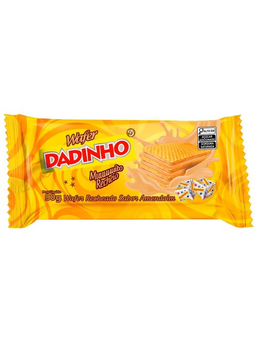 Biscoito Wafer Recheado Dadinho 90g - Dizioli
