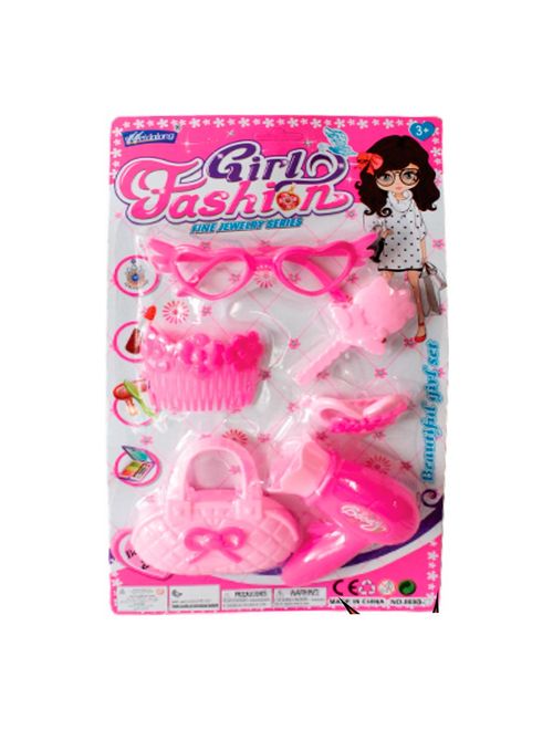 Brinquedo Kit Beleza Fashion Acessórios c/6 - Shock Import