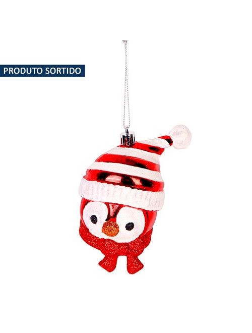 Enfeite Natal Pendurar Pinguim Sortido - Zein