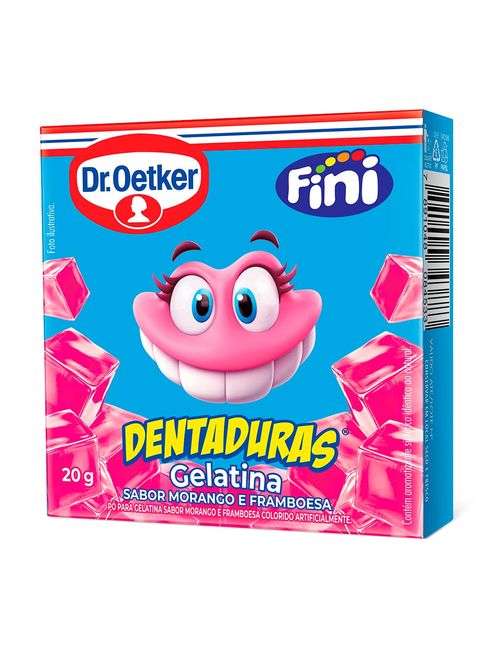 Gelatina Dentadura Fini 20g - Dr. Oetker