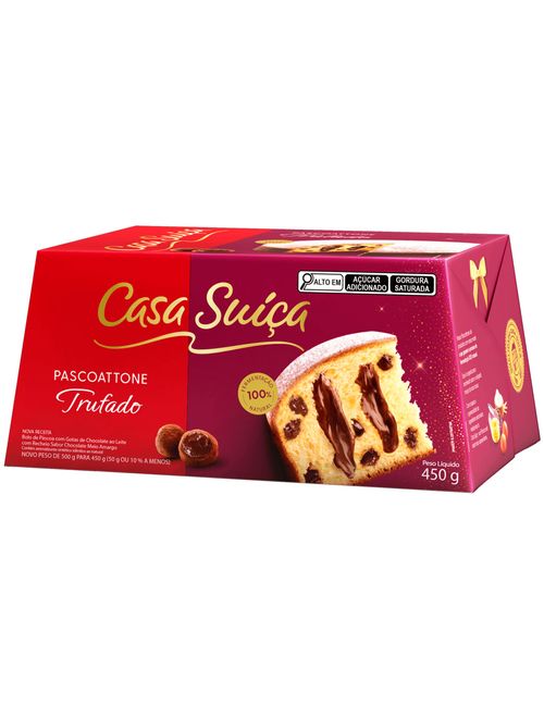 Pascoattone Recheado Trufado 450g - Casa Suíça