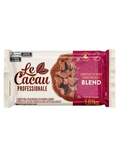Barra de Chocolate Fracionado Blend 1,01kg - Le Cacau