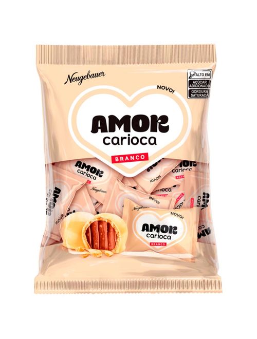Bombom Amor Carioca Branco 500g - Neugebauer