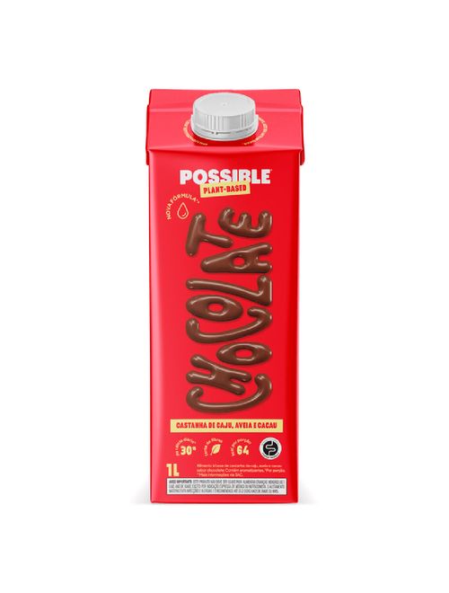 Bebida Vegetal Chocolate 1L - Possible