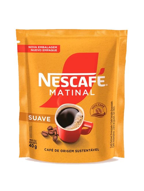 Café Solúvel Nescafé Matinal Suave Sachet 40g - Nestlé
