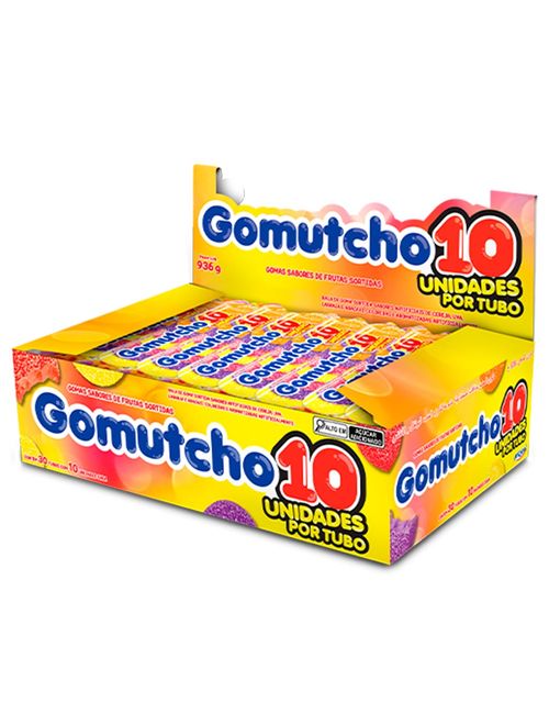 Bala de Goma Tubo Gomutcho c/10 - Riclan