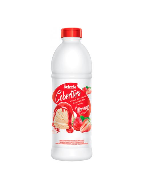 Cobertura para Sorvete Morango 300g - Selecta