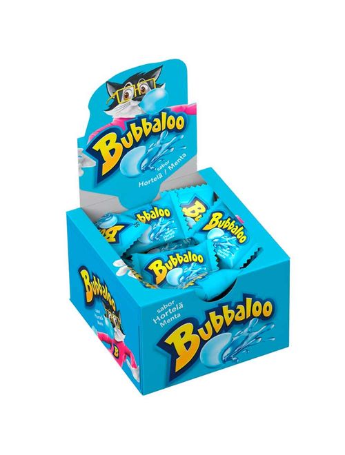 Chiclete Bubbaloo Hortelã c/60 - Adams