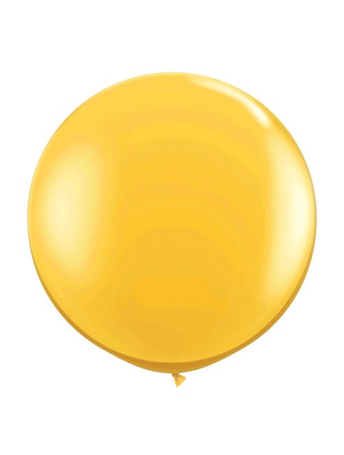 Balão Fat Ball 250 Amarelo Tamanho 25 Polegadas - Pic Pic