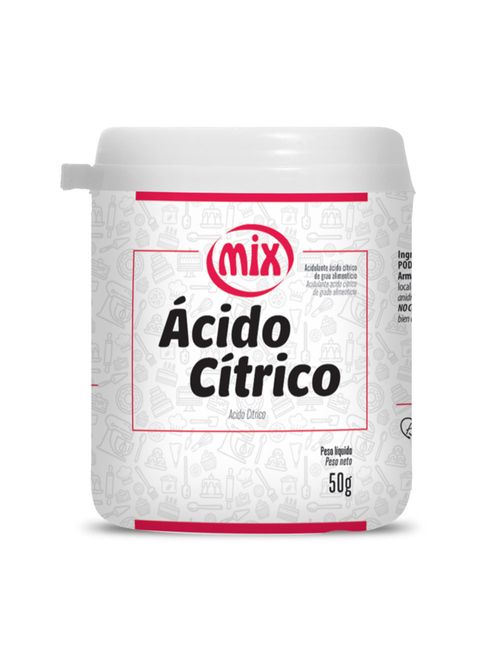 Ácido Citrico 50g - Mix