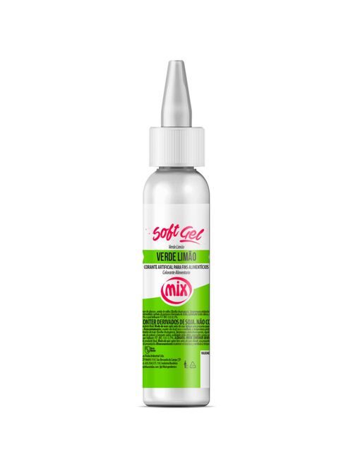 Corante Soft Gel Verde Limão 25g - Mix