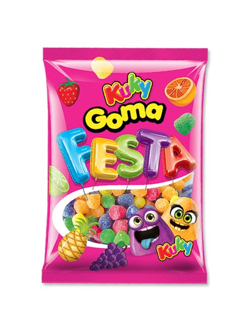 Bala de Goma Festa 1kg - Kuky
