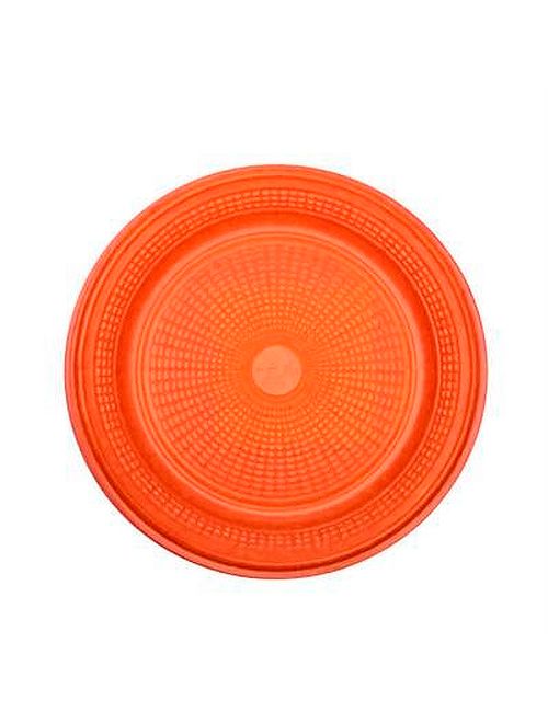 Prato Descartável para Bolo Laranja 15cm c/10 - Trik Trik
