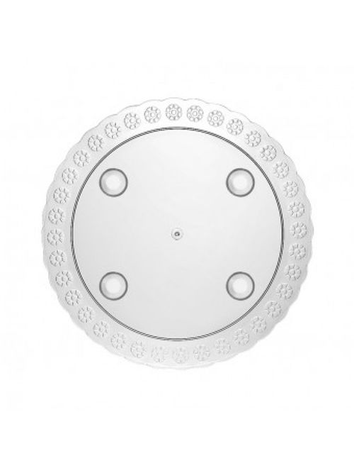 Tabuleiro Acrílico Cristal Redondo 360mm - Três Triângulos