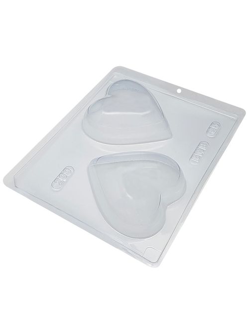 Forma PVC Silicone Coração Liso 200g Ref.45 - BWB