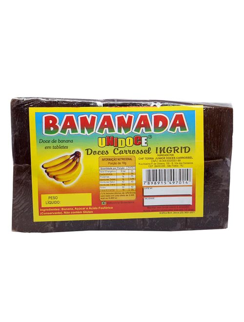 Bananada Lisa Mariola c/50 - Unidoce