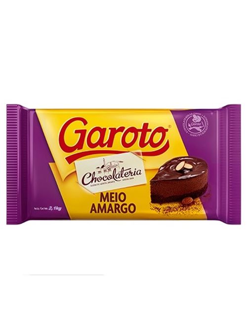 Barra de Chocolate Meio Amargo 2,1kg - Garoto