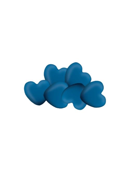 Confeito Pipper Coração Framboesa Azul 500g - Sams