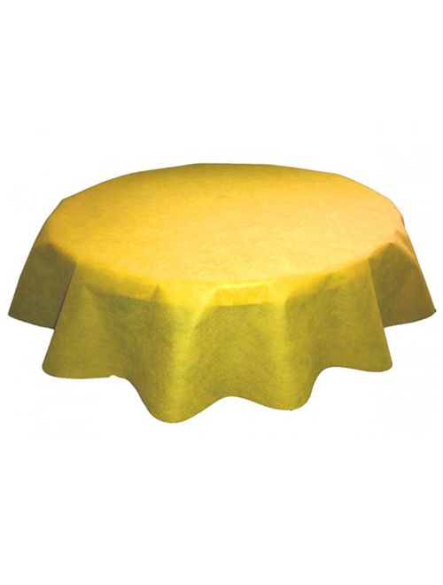 Toalha Redonda TNT Amarelo - 1,3m - Best Fest